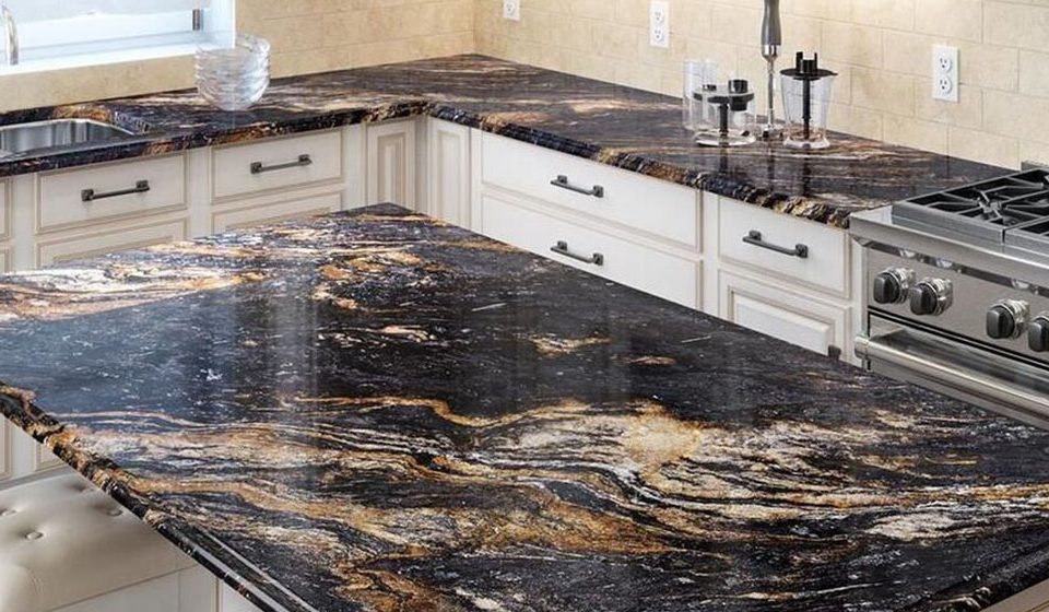 استفاده از سنگ گرانیت برای کانتر آشپزخانه|Granite for kitchen countertop